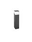 Preview: Nova Luce LOCK LED Pollerleuchte Grau 12W IP54 13,5x13,5x50cm 813104