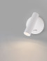 Preview: Nova Luce LAREDO LED Wandleuchte Weiß 3W Warmweiss 11x9x11cm 8140521