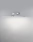 Preview: Nova Luce ROSA LED Wandleuchte Chrom 18W IP44 Neutralweiss 57x4,5x19cm 8142281