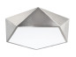 Preview: Nova Luce DARIUS Deckenleuchte E27 Nickel 10x40cm dimmbar 8186204