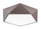 Preview: Nova Luce DARIUS Deckenleuchte E27 Bronze 10x40cm dimmbar 8186205