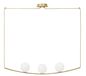 Preview: Nova Luce VITTON Pendelleuchte E14 3-fach Gold 122x15x180cm dimmbar 8279602