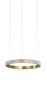 Preview: Nova Luce ORLANDO LED Pendelleuchte Messing 23W Warmweiss 180x65cm 86016803