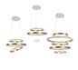 Preview: Nova Luce VEGAS LED Pendelleuchte Messing 23W Warmweiss 180x65cm 86016807