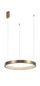 Preview: Nova Luce VEGAS LED Pendelleuchte Messing 18W Warmweiss 180x45cm 86016808