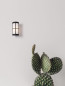 Preview: Nova Luce STONE Wandleuchte E27 Schwarz 12W IP54 12x15x23cm 9002851