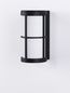 Preview: Nova Luce STONE Wandleuchte E27 Schwarz 12W IP54 12x15x23cm 9002851