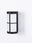 Preview: Nova Luce STONE Wandleuchte E27 Schwarz 12W IP54 12x15x23cm 9002851