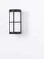 Preview: Nova Luce STONE Wandleuchte E27 Schwarz 12W IP54 12x15x23cm 9002851