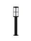 Preview: Nova Luce STONE Wegeleuchte E27 Schwarz 12W IP54 12x12x65cm 9002860