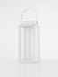 Preview: Nova Luce VERHAL LED Dekorative Stehleuchte Weiß 2W IP54 Warmweiss 16x16x47,5cm dimmbar 9002861