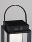 Preview: Nova Luce VERHAL LED Dekorative Stehleuchte Schwarz 2W IP54 Warmweiss 16x16x47,5cm dimmbar 9002862
