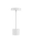 Preview: Nova Luce FUMO LED Tischleuchte Weiß 2W IP54 Warmweiss 11,8x11,8x30cm 9002863