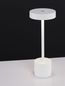 Preview: Nova Luce FUMO LED Tischleuchte Weiß 2W IP54 Warmweiss 11,8x11,8x30cm 9002863