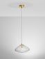 Preview: Nova Luce KING Pendelleuchte G9 Gold 200x26cm dimmbar 9006047