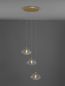 Preview: Nova Luce KING Pendelleuchte G9 3-fach Gold 180x25cm dimmbar 9006048
