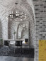 Preview: Nova Luce CENTURY Pendelleuchte G9 30-fach Schwarz 210x120cm dimmbar 9006053