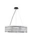 Preview: Nova Luce BAROK Pendelleuchte G9 9-fach Schwarz 210x70cm dimmbar 9006056