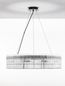 Preview: Nova Luce BAROK Pendelleuchte G9 9-fach Schwarz 210x70cm dimmbar 9006056