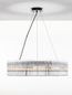 Preview: Nova Luce BAROK Pendelleuchte G9 9-fach Schwarz 210x70cm dimmbar 9006056