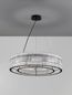Preview: Nova Luce BAROK Pendelleuchte G9 9-fach Schwarz 210x70cm dimmbar 9006056