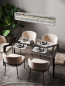 Preview: Nova Luce BAROK Pendelleuchte G9 7-fach Schwarz 110x18x210cm dimmbar 9006057