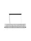 Preview: Nova Luce BAROK Pendelleuchte G9 7-fach Schwarz 110x18x210cm dimmbar 9006057