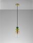 Preview: Nova Luce MURANO Pendelleuchte E14 Gold 184x10,8cm dimmbar 9009235