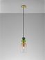Preview: Nova Luce MURANO Pendelleuchte E14 Gold 184x10,8cm dimmbar 9009235