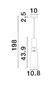 Preview: Nova Luce MURANO Pendelleuchte E14 Gold 198x10,8cm dimmbar 9009236