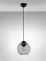 Preview: Nova Luce MIDORI Pendelleuchte E27 Schwarz 182,5x24cm dimmbar 9009241