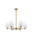 Preview: Nova Luce BALOR Pendelleuchte G9 6-fach Gold 62x65cm dimmbar 9009246