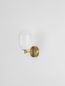 Preview: Nova Luce BALOR Wandleuchte G9 Gold 12x18x24,5cm dimmbar 9009247