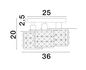 Preview: Nova Luce LAWAN Deckenleuchte G9 3-fach Gold 20x36cm dimmbar 9009293