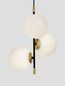 Preview: Nova Luce GIT Pendelleuchte G9 3-fach Gold 120x33cm dimmbar 9009294