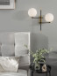 Preview: Nova Luce GIT Wandleuchte G9 2-fach Gold 44x17,3x42,2cm dimmbar 9009297