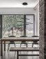 Preview: Nova Luce LIOR LED Pendelleuchte Schwarz 41W Warmweiss 55x55x180cm 9010033