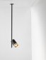 Preview: Nova Luce PONGO Pendelleuchte GU10 Schwarz 64,3x5,9cm dimmbar 9010217