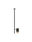 Preview: Nova Luce PONGO Pendelleuchte GU10 Schwarz 64,3x5,9cm dimmbar 9010217
