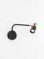 Preview: Nova Luce PONGO Wandleuchte GU10 Schwarz 18x10,5cm dimmbar 9010221