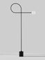 Preview: Nova Luce DEDALO Stehlampe G9 Schwarz 150x10cm 9010224