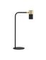 Preview: Nova Luce PONGO Tischleuchte GU10 Schwarz 55x16cm dimmbar 9010225