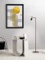 Preview: Nova Luce PONGO Stehlampe GU10 Schwarz 135x25cm dimmbar 9010226