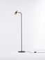 Preview: Nova Luce PONGO Stehlampe GU10 Schwarz 135x25cm dimmbar 9010226