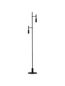 Preview: Nova Luce JOY LED Stehlampe Schwarz 14W Warmweiss 161x25cm 9010235