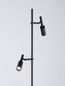 Preview: Nova Luce JOY LED Stehlampe Schwarz 14W Warmweiss 161x25cm 9010235
