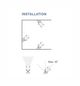 Preview: Nova Luce WALL WASHER LED Wandstrahler Nickel 15W IP67 Warmweiss 100x2,5x3,5cm 9011102