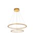 Preview: Nova Luce CILION LED Pendelleuchte Messing 56W Warmweiss 150x60cm dimmbar 9011139