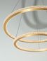 Preview: Nova Luce CILION LED Pendelleuchte Messing 56W Warmweiss 150x60cm dimmbar 9011139