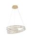 Preview: Nova Luce CONCETO LED Pendelleuchte Gold 50W Neutralweiss 120x60cm dimmbar 9019721